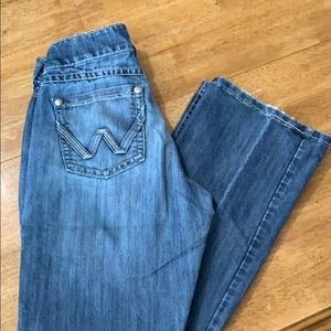 Wrangler Jeans women’s faded blue size 9/10 x 34